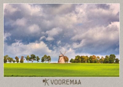 Postkaart "Kuremaa mõisa tuuleveski"